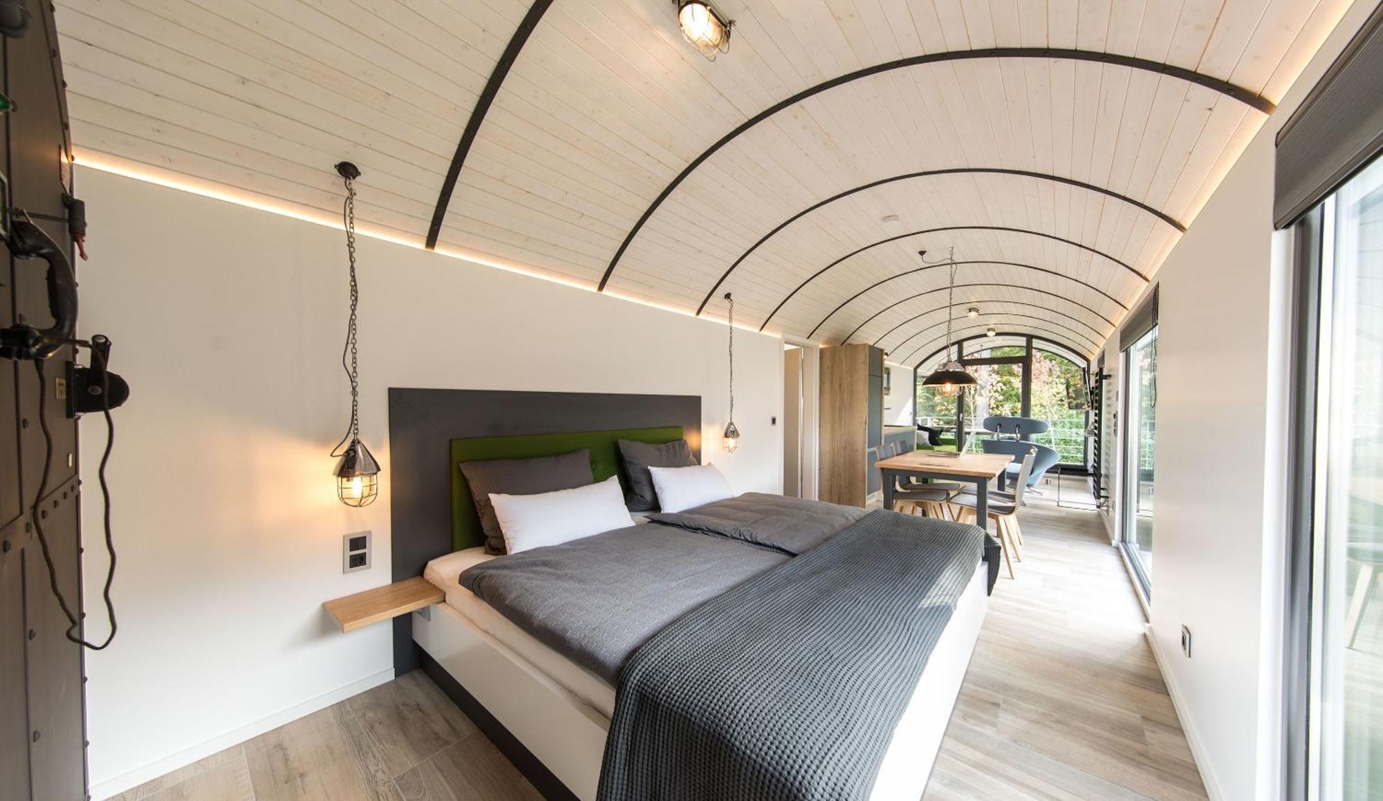 Lokomotel-Waggon, Luxus Appartment Im Eisenbahnwaggon Stadtlohn Eksteriør bilde