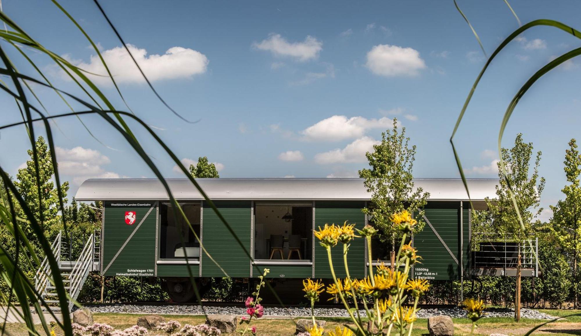 Lokomotel-Waggon, Luxus Appartment Im Eisenbahnwaggon Stadtlohn Eksteriør bilde