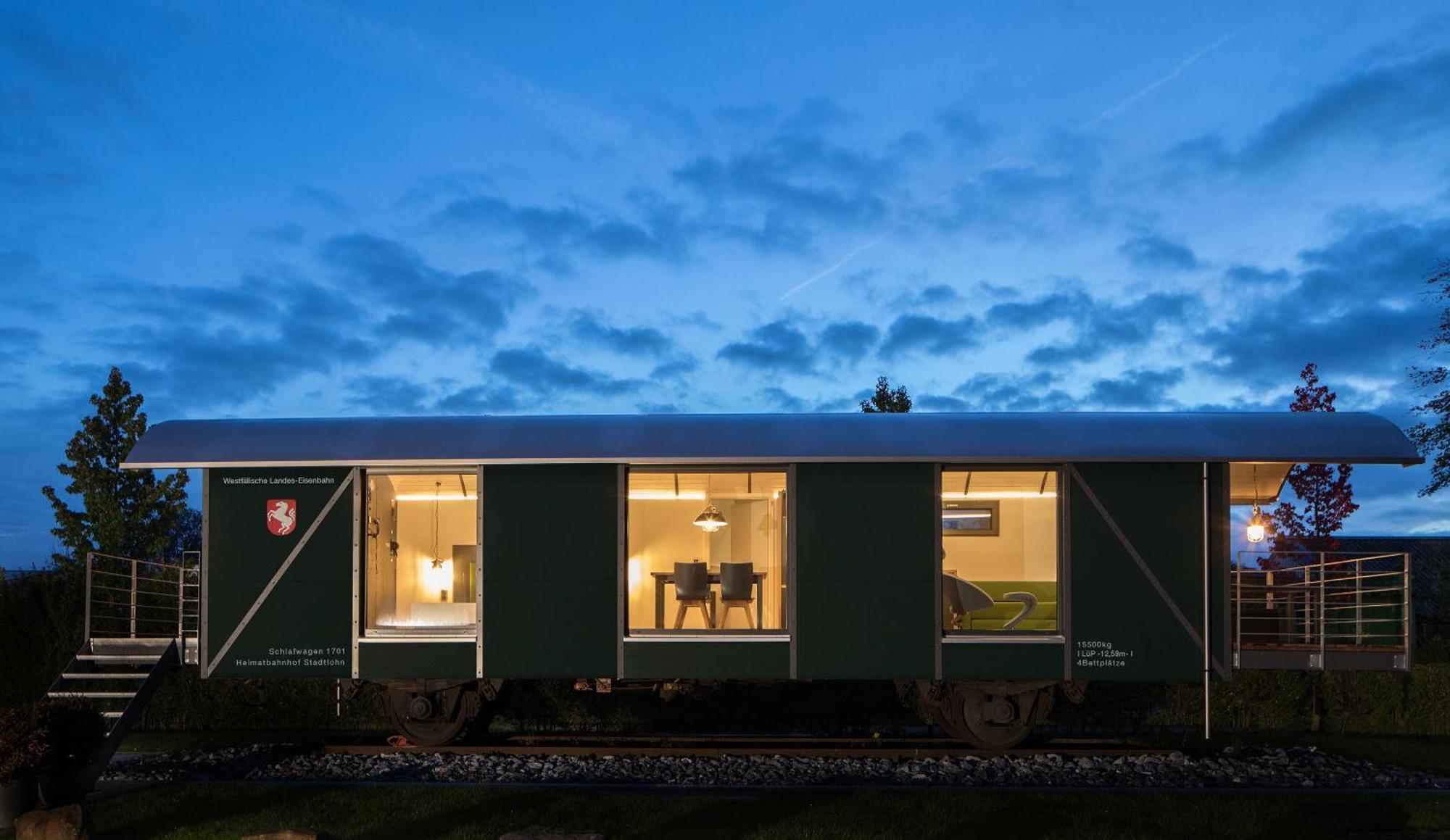Lokomotel-Waggon, Luxus Appartment Im Eisenbahnwaggon Stadtlohn Eksteriør bilde