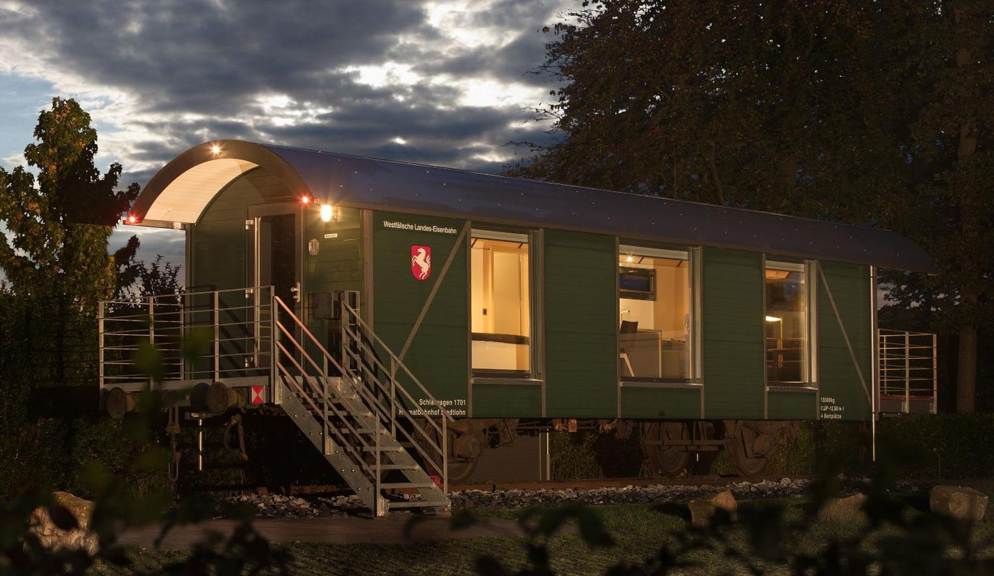 Lokomotel-Waggon, Luxus Appartment Im Eisenbahnwaggon Stadtlohn Eksteriør bilde